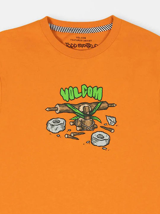 Παιδικό T-shirt Πορτοκαλί Fa Todd Bratrud