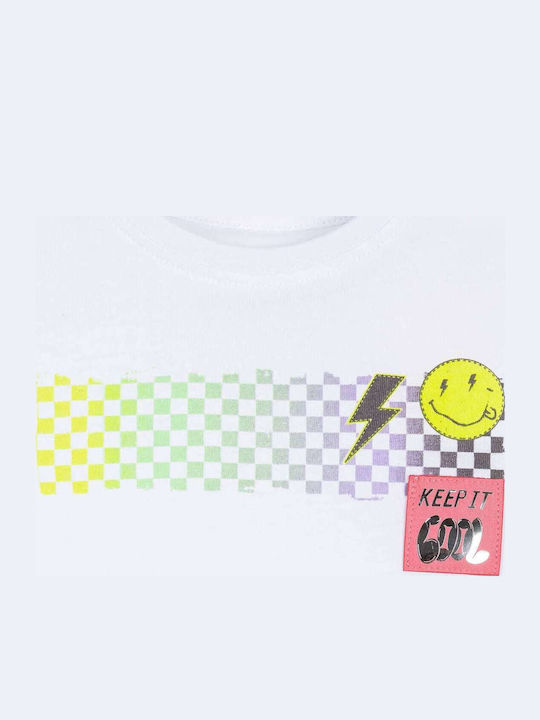 Kinderoberteile T-Shirt Weiß