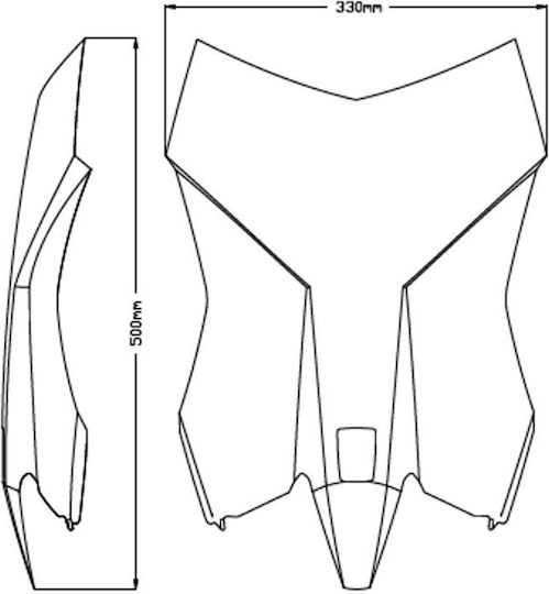Puig Motorcycle Windshield & Windscreen Tinted Visor for KTM 390 Adventure 20414H