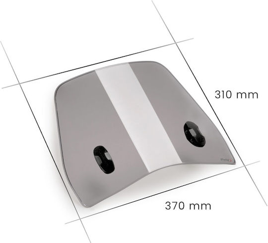 Puig Motorcycle Windshield & Windscreen Tinted Visor for Kymco Agility for Piaggio Liberty 4873H