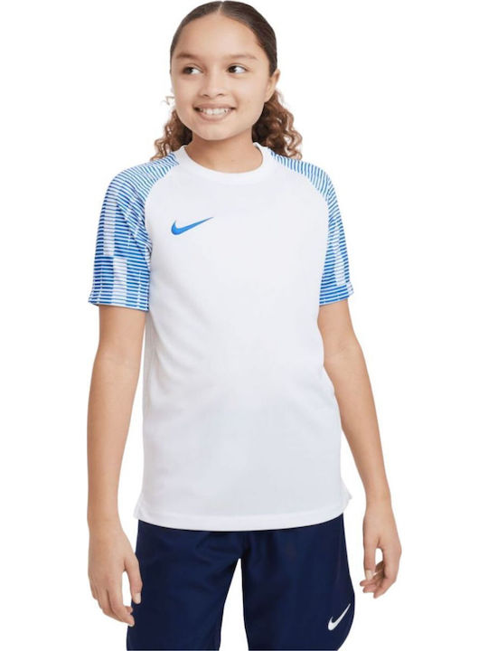 Tricou pentru copii Dri-Fit Alb Academy