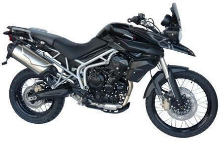 Fabbri Vizieră colorată motocicletă Sport Gen-X Negru mat pentru Triumph Tigru 800 C-XC 2010-2015 TXS124-XDX