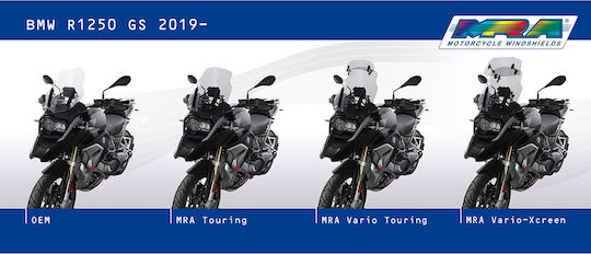 MRA Transparentes Visier Motorrad für BMW R 1250 GS