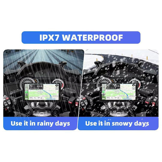 Digital IQ Motorcycle Navigation Display Μοτοσυκλέτας DIQ_PNA_6300_CPA