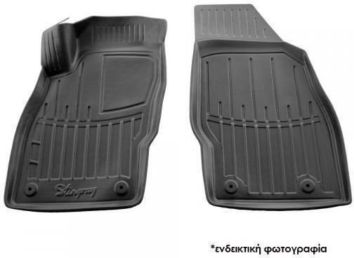 Rubber Raised Sides Car Mats With Clips Opel Combo C 2001-2011 Race Axion 2 Pieces 5015232