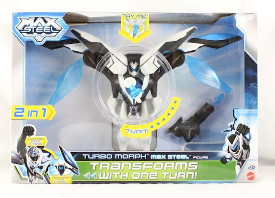 Action Figure Turbo Transformation 2 In 1 Max Steel for 4+ years old Years
