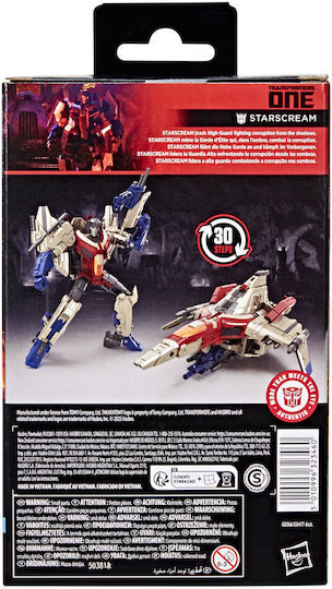 Action Figure Transformers: One Studio Series Deluxe Class - Starscream Transformers 11cm.