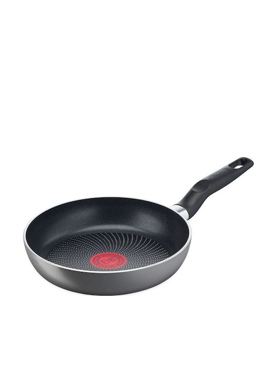 Tefal Super Start Set Of 2 Σετ Τηγάνια από Αλουμίνιο Grey με Αντικολλητική Επίστρωση 2τμχ