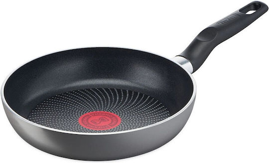Tefal Super Start Set Of 2 Σετ Τηγάνια από Αλουμίνιο Grey με Αντικολλητική Επίστρωση 2 Σκευών