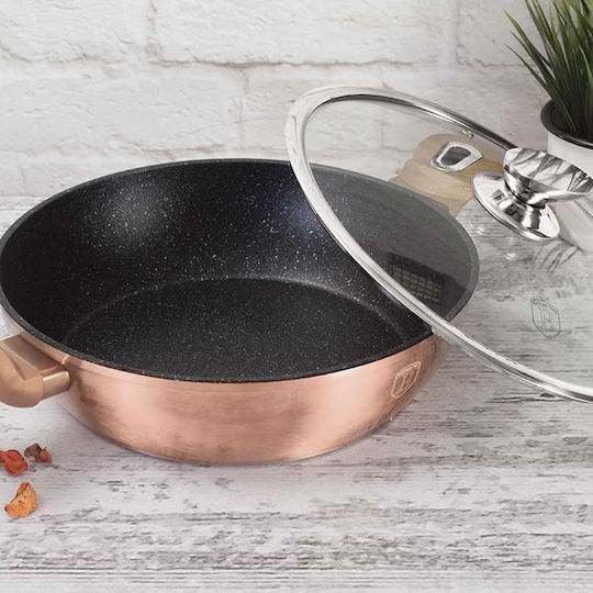 Berlinger Haus Σετ Μαγειρικά Σκεύη από Αλουμίνιο Rose Gold Collection με Επίστρωση από Πέτρα 3 τεμαχιών