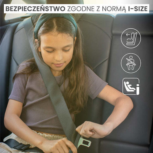 Caretero Jaguar Детско Столче за Кола Бустер i-Размер с Isofix Бежов