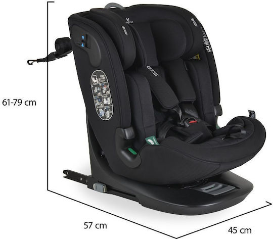 Cangaroo GTS Autositz i-Size mit Isofix Black Ink