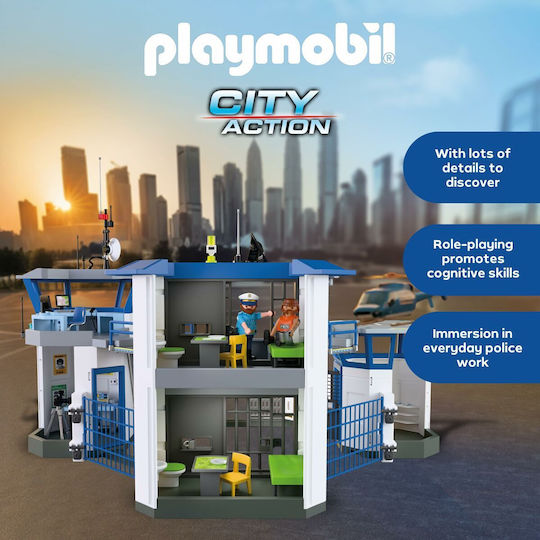 Playmobil City Action Αρχηγείο Αστυνομίας για 4 ετών