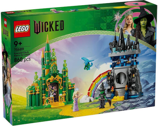 LEGO Wicked Emerald City и Kiamo Ko Castle за 9+ Години 860 Бройки