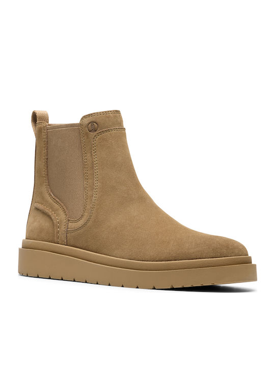Easy Leder Beige Herrenstiefel