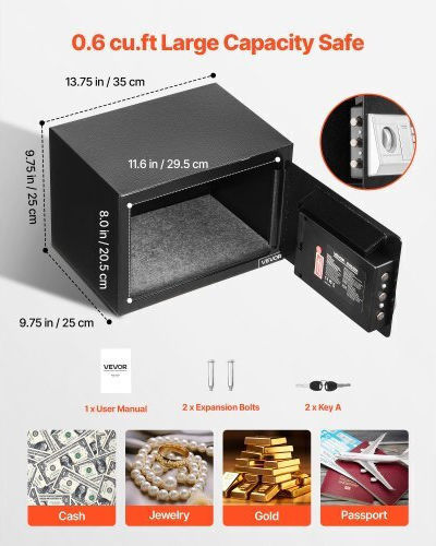 Vevor Safe with Digital Lock TDSBXJ975137GV4FB001V9