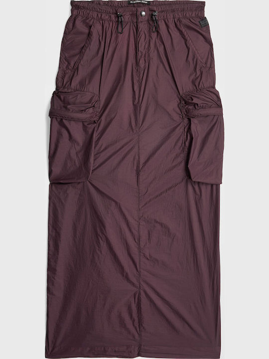 Maxi Skirt Aubergine