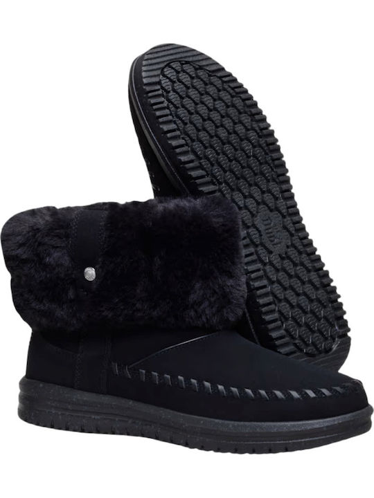 Stiefeletten Damen Schwarz
