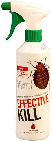 Effectiva Pro Effective Kill Εντομοκτόνο Spray για Κοριούς 500ml Χωρίς Άρωμα