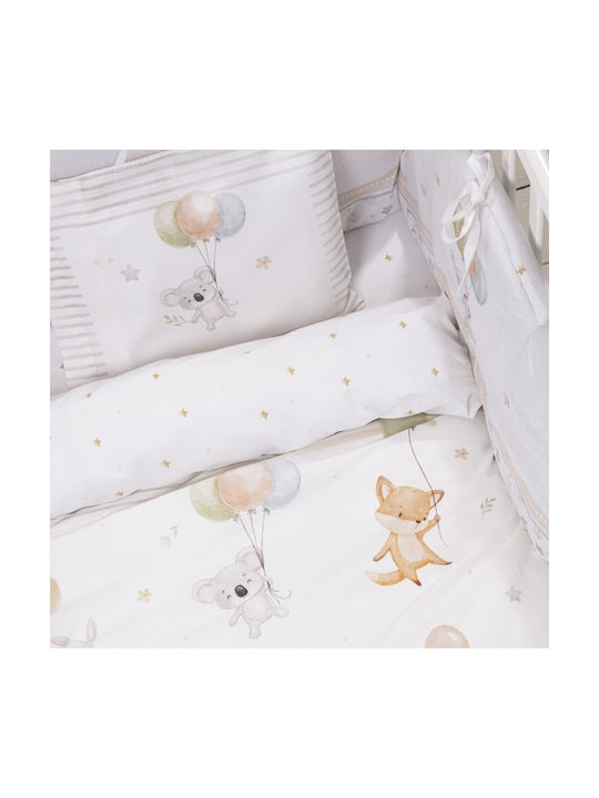 Nima Baby Duvet Cover Set With Pillowcase Multicolour 110x145cm