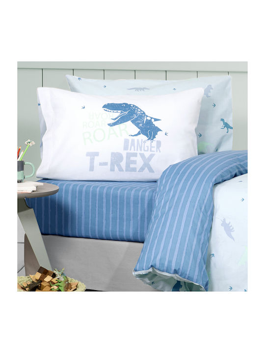 Nima Kids Cotton Pillowcase 52x72cm Blue