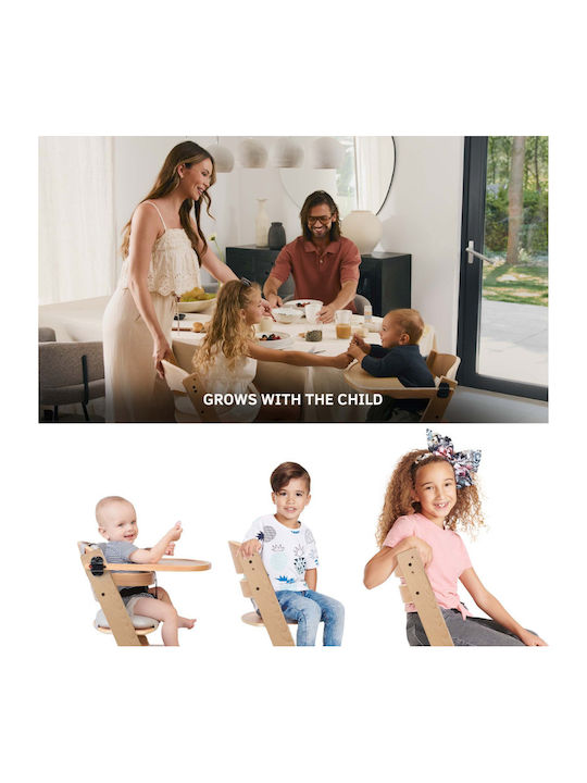 Kinderkraft Enock Столово Столчe с Регулируема Височина Кафяво