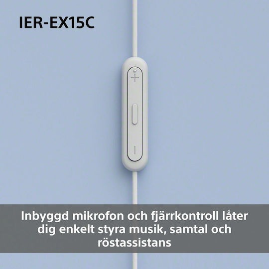 Sony IER-EX15C In-ear Handsfree Headphones with Connector 3.5mm Pink
