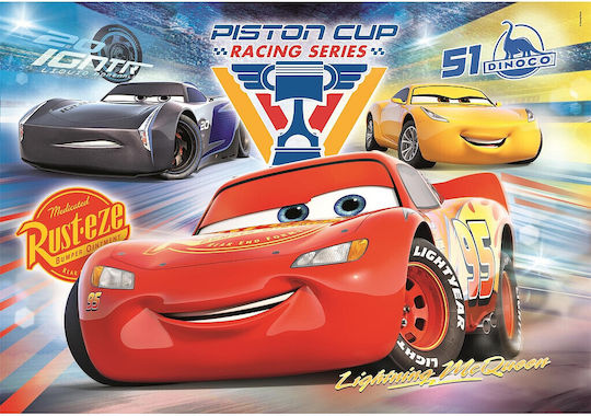Cle Παζλ 104 Superkolor Cars 25047