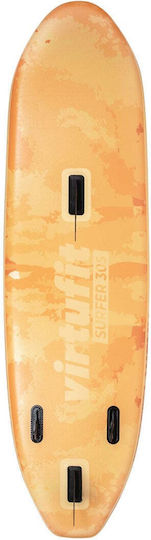 Virtufit Surfer Gonflabilă Placă SUP / Windsurf cu Lungime 3.05m Portocaliu
