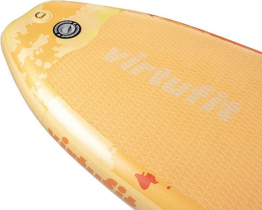Virtufit Surfer Gonflabilă Placă SUP / Windsurf cu Lungime 3.05m Portocaliu
