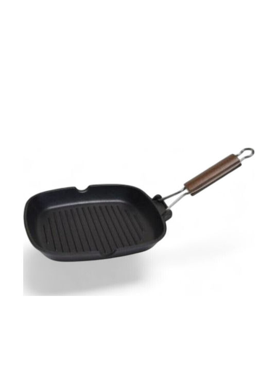Zanetti Easy Grill Aluminum Grill Pan with Non-Stick Coating 28cm