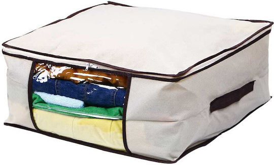 Viosarp Fabric Clothes Storage Case in Ecru Colour 45x45x20cm