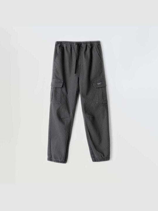 Pantaloni Cargo pentru Copii Cărbune de lemn