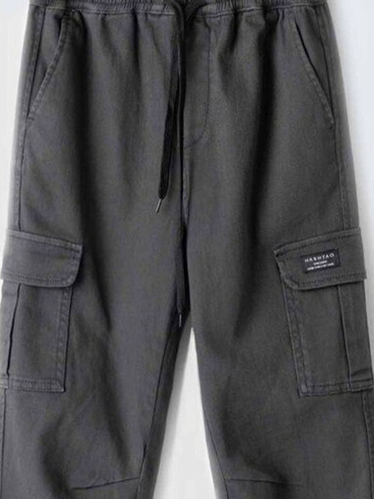 Pantaloni Cargo pentru Copii Cărbune de lemn