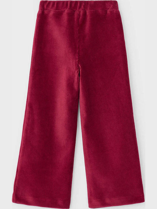Kids' Corduroy Pants Cherry