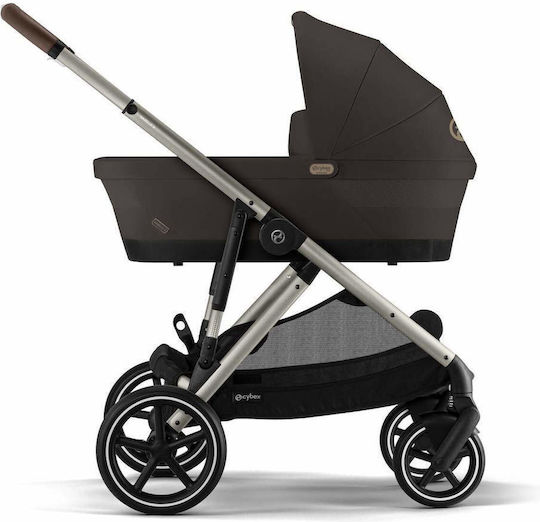 Cybex Gazelle S Baby Stroller Suitable for Newborn Taupe - Chocolate Brown 12.6kg