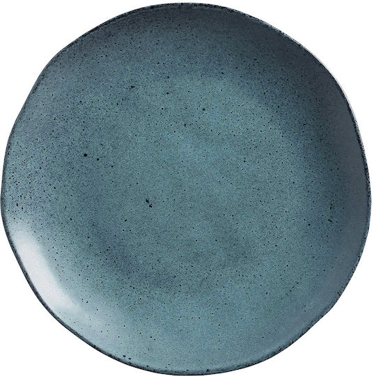 Horecabar Plate Shallow Ceramic Blue with Diameter 27cm Horecabar Plate Shallow Ceramic Blue with Diameter 27cm