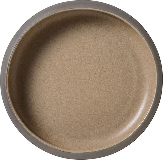 XM-Casa Πιάτο Βαθύ Κεραμικό Καφέ με Διάμετρο 22cm XM-Casa Πιάτο Βαθύ Κεραμικό Καφέ με Διάμετρο 22cm