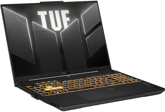 Asus TUF Gaming F16 FX607VJ-RL080 16" FHD+ 144Hz (Nucleu 5-210H/16GB/512GB SSD/GeForce RTX 3050/No OS) Mecha Gray (Tastatură US)
