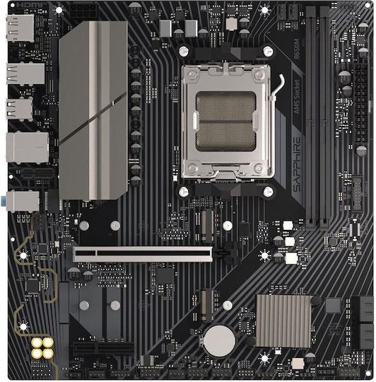 Sapphire B650M-E Motherboard Micro ATX με AMD AM5 Socket 52112-04-40G