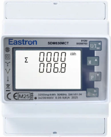 Eastron Smart Meter Three-Phase Energy SDM630 MCT Modbus