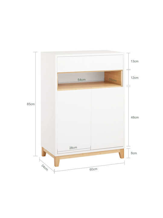 Lemnoasă Suport pentru pantofi din Bambus L60xW34xH85cm