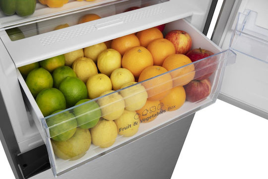 Hisense Fridge-Freezer 336lt Total NoFrost H210xW64.5xD62.8cm Inox RB440N4ACA