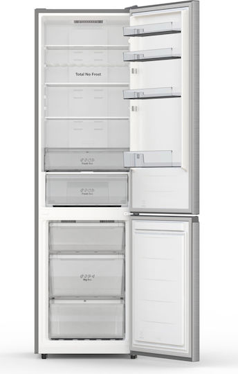 Hisense Fridge-Freezer 336lt Total NoFrost H210xW64.5xD62.8cm Inox RB440N4ACA