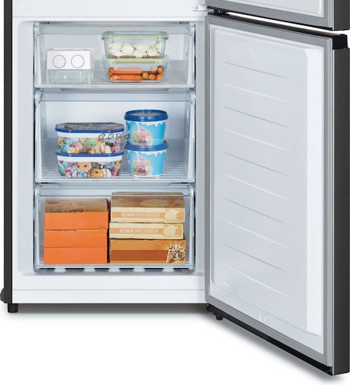Hisense Fridge-Freezer 336lt Total NoFrost H210xW64.5xD62.8cm Inox RB440N4ACA