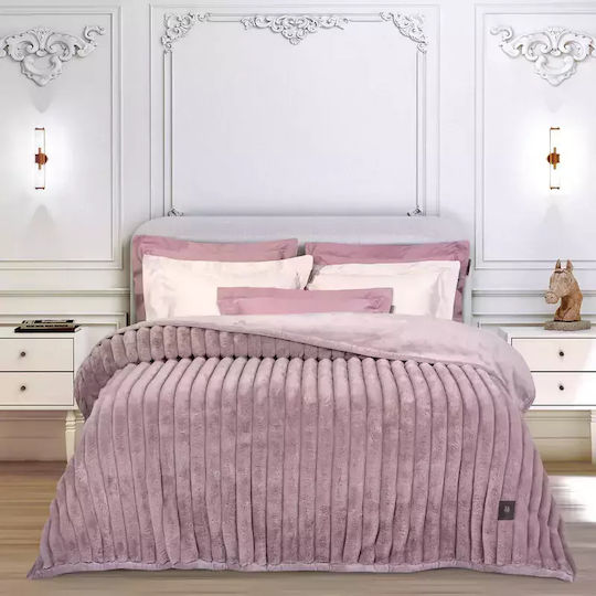 Greenwich Polo Club 3831 Κουβέρτα Γούνινη Υπέρδιπλη 220x240εκ. Taupe