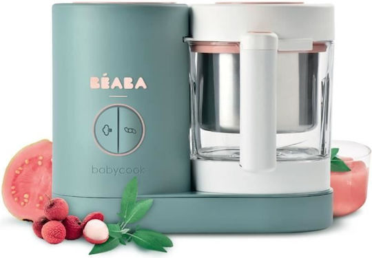 Beaba Babycook Neo Baby Food Steamer with Blender 1.25lt Eucalyptus