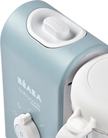 Beaba Babycook Express Baby Food Steamer with Blender 1.25lt Baltic Blue