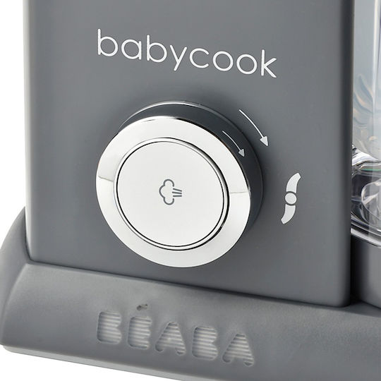 Beaba Babycook Solo Baby Food Steamer with Blender 1.1lt Dark Grey