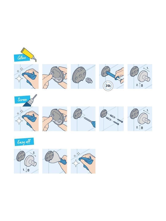 Grohe Cube An Der Wand Montiertes Badezimmerzubehör-Set Metall Grau